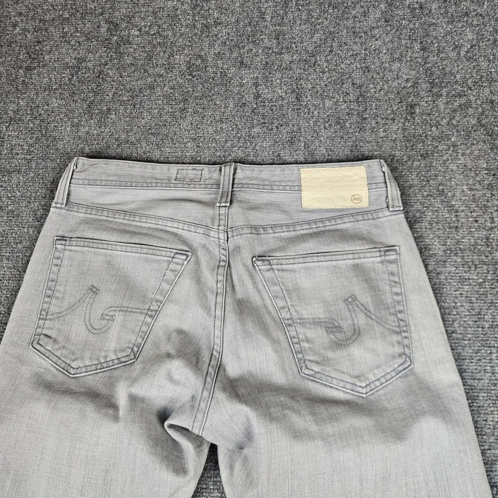 AG Adriano Goldschmied The Graduate Tailored Leg Gray Jeans 30x34 Actual 32x30.5